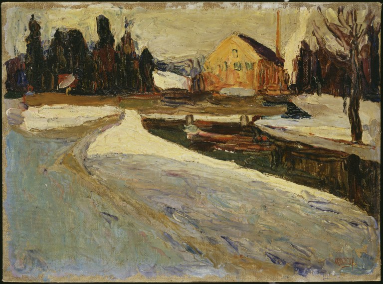 Schwabing, Wintersonne (Schwabing: Sol de invierno), 1901.