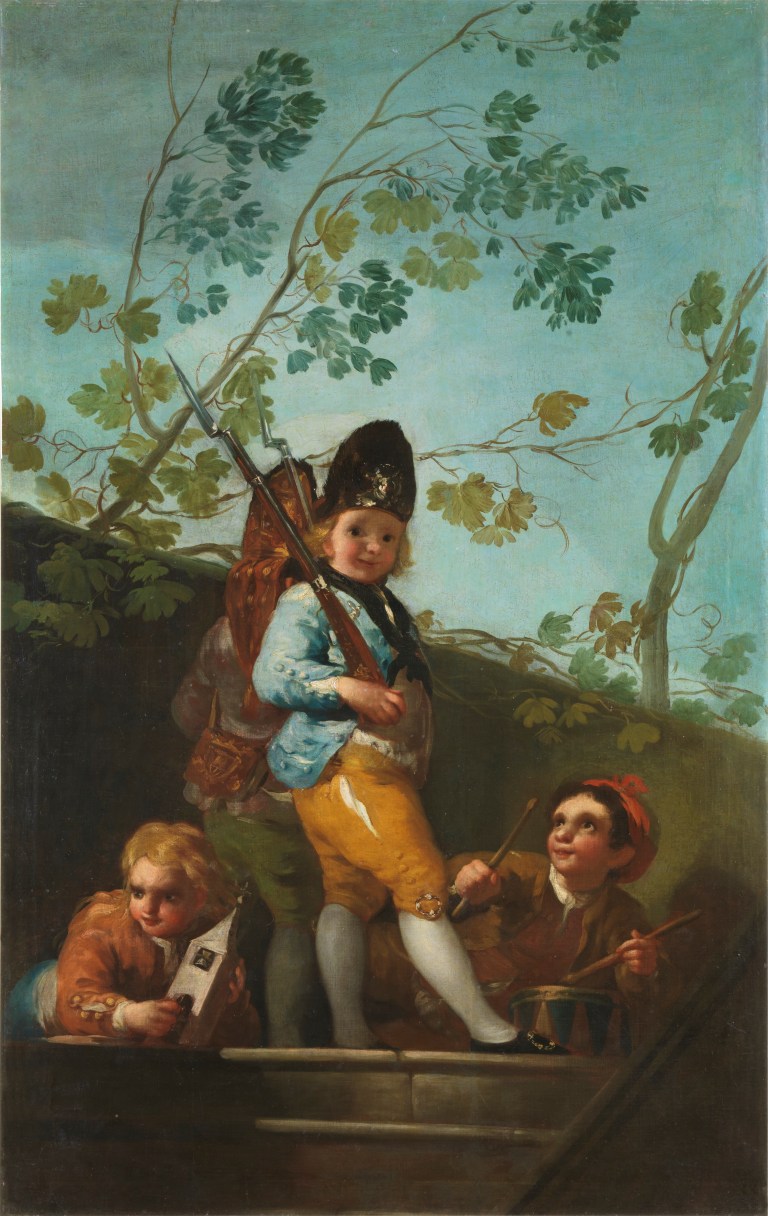10-. Francisco de Goya y Lucientes Muchachos jugando a soldados_1779©Archivo Fotográfico. Museo Nacional del Prado