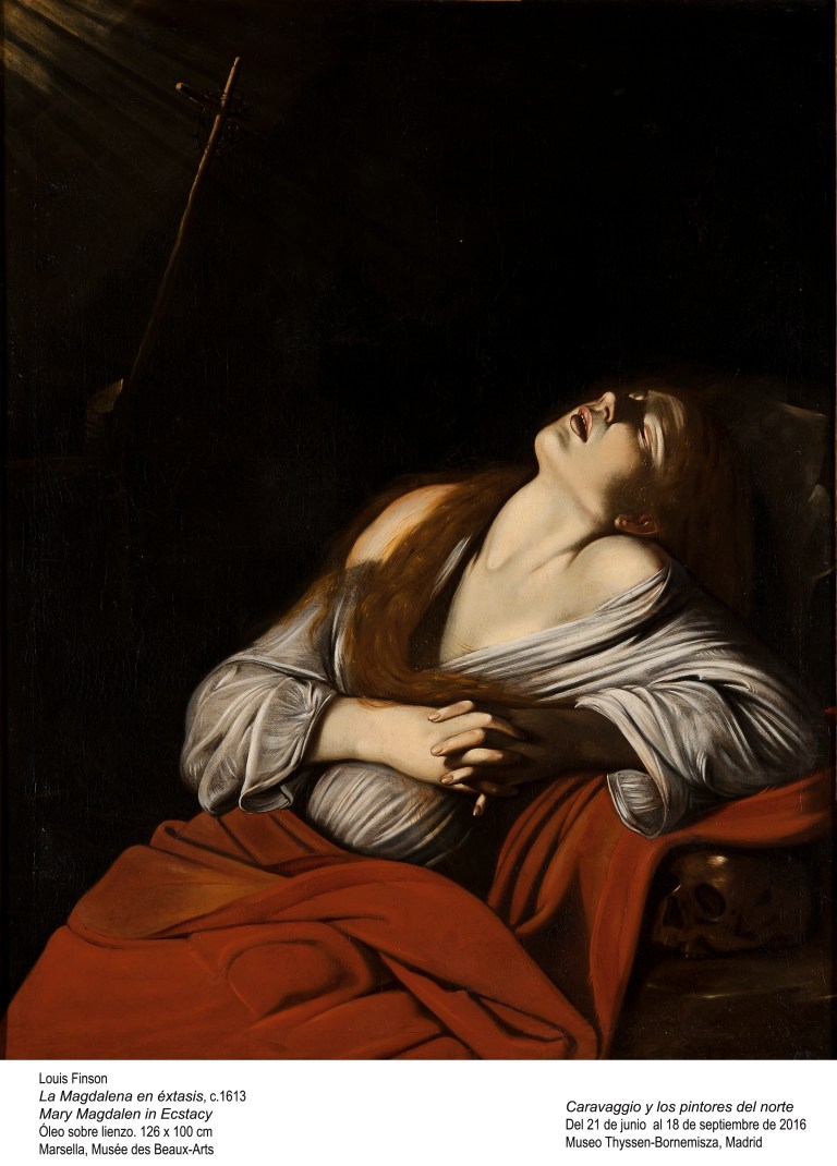 Sainte Madeleine, école italienne XVIIe siècle, huile sur toile