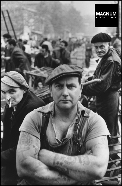 FRANCE. Paris. 1st arrondissement. Les Halles, central market. 1952.