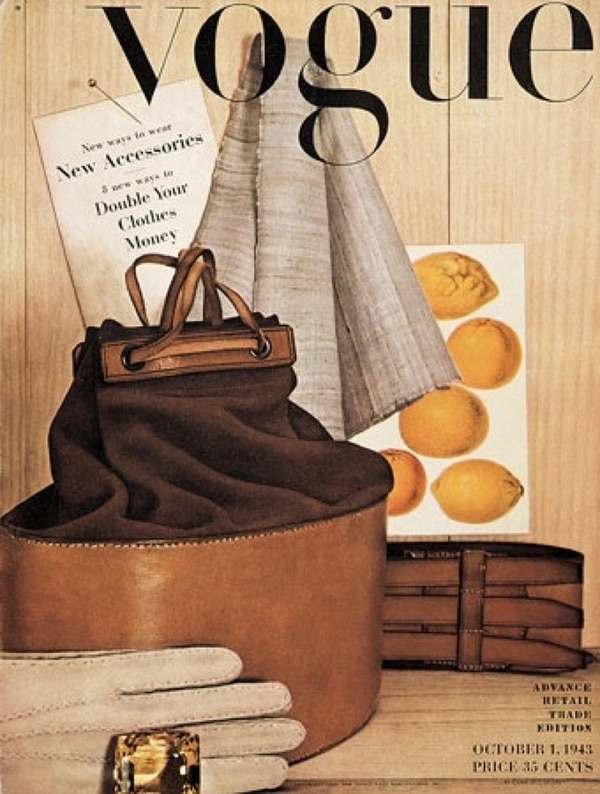 La primera portada de Irving Penn para Vogue 1943